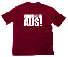 Lade das Bild in den Galerie-Viewer, Styletex23 T-Shirt Herren Vorrundenaus Fun, maroon, XXL