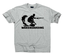 Lade das Bild in den Galerie-Viewer, Styletex23 T-Shirt Herren Wakeboarding, sport grey, XXL