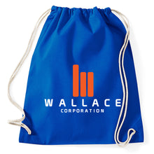 Lade das Bild in den Galerie-Viewer, Wallace Corporation Logo Blade Runner Fan Turnbeutel, royalblue