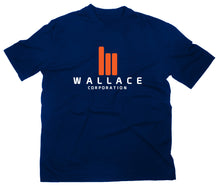 Lade das Bild in den Galerie-Viewer, Styletex23 T-Shirt Herren Wallace Corporation Logo Fan, navy, XXL