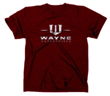 Lade das Bild in den Galerie-Viewer, Styletex23 T-Shirt Herren Wayne Enterprises Logo, maroon, XXL
