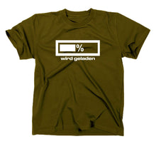 Lade das Bild in den Galerie-Viewer, Styletex23 T-Shirt Herren Akku / Batterie wird geladen Fun Handy, oliv, XXL