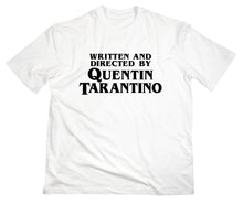 Lade das Bild in den Galerie-Viewer, Styletex23 T-Shirt Herren Written And Directed By Quentin Tarantino Fan, weiss, XXL