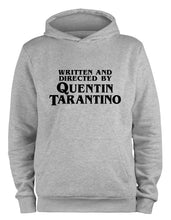 Lade das Bild in den Galerie-Viewer, Styletex23 Kapuzenpullover Written And Directed By Quentin Tarantino, XXL grau