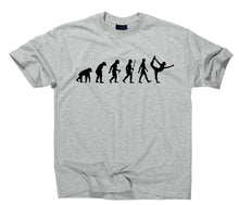 Lade das Bild in den Galerie-Viewer, Styletex23 T-Shirt Herren Yoga Pilates Fun Evolution of Man, sport grey, XXL
