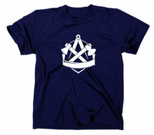 Lade das Bild in den Galerie-Viewer, Styletex23 T-Shirt Herren Zimmerer Handwerk Zunft Logo, navy, XXL