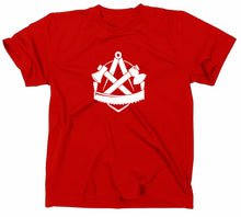 Lade das Bild in den Galerie-Viewer, Styletex23 T-Shirt Herren Zimmerer Handwerk Zunft Logo, rot, XXL