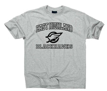 Lade das Bild in den Galerie-Viewer, Styletex23 T-Shirt East Highland High School Blackhawks Euphoria inspired
