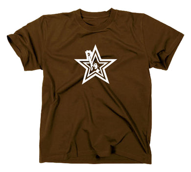 Styletex23 T-Shirt Herren #1 Feminism Guerilla Anarchie, braun, XXL