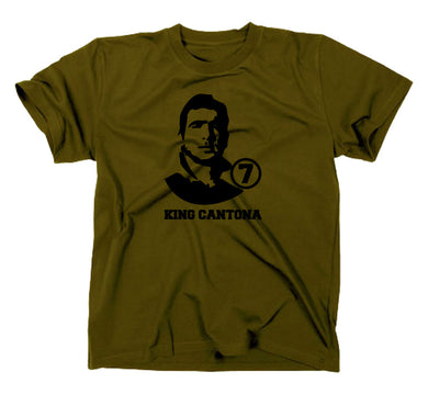 Styletex23 T-Shirt Herren #1 King Cantona, oliv, XXL