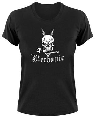 Styletex23 T-Shirt Damen #1 KFZ Mechaniker Schrauber