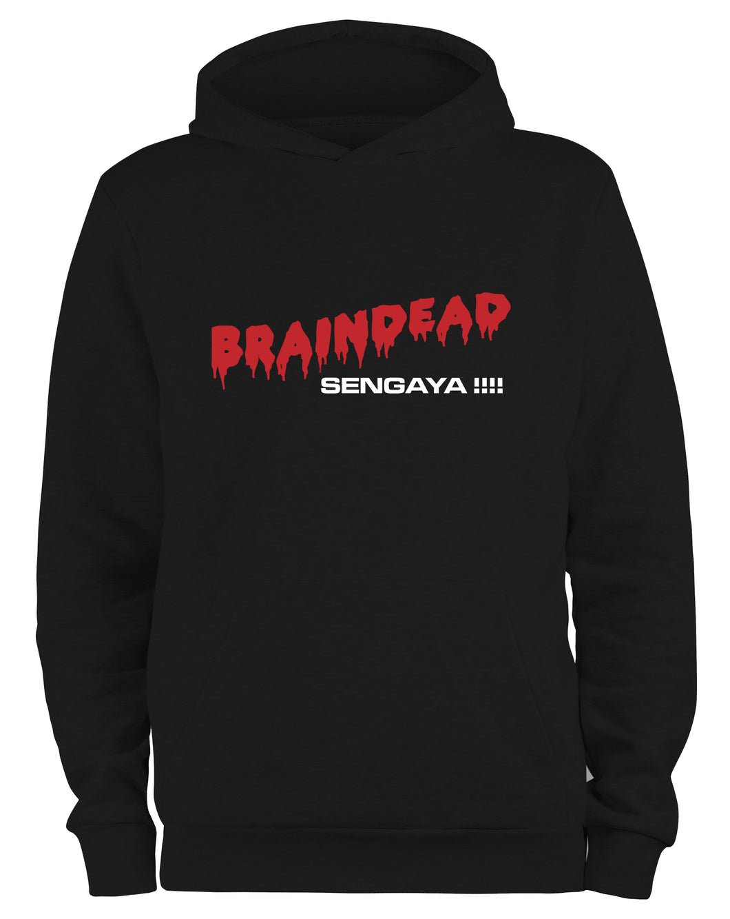 Styletex23 Kapuzenpullover #2 Braindead Dead Alive Kult Horror, schwarz XXL