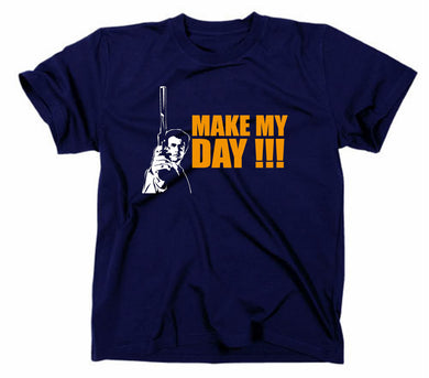Styletex23 T-Shirt Herren #2 Dirty Harry Make My Day Kult, navy, XXL