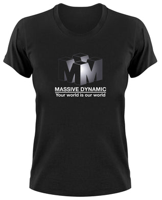 Styletex23 T-Shirt Damen #2 Fringe Massive Dynamic Logo