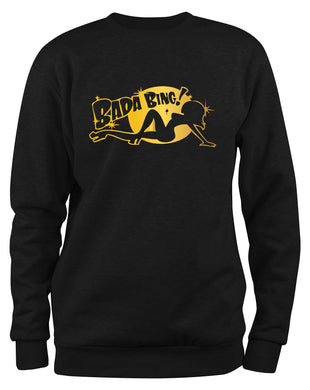 Styletex23 Sweatshirt #2 Gold Sopranos Bada Bing, schwarz XXL
