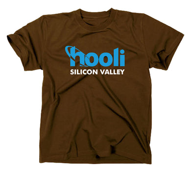 Styletex23 T-Shirt Herren #2 Hooli Logo Silicon Valley, braun, XXL