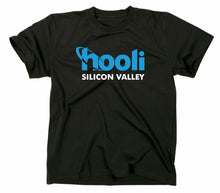 Lade das Bild in den Galerie-Viewer, Styletex23 T-Shirt Herren #2 Hooli Logo Silicon Valley, schwarz, XXL
