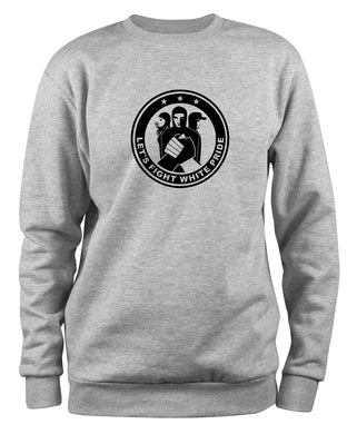 Styletex23 Sweatshirt #2 Let's Fight White Pride, XXL grau