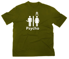 Lade das Bild in den Galerie-Viewer, Styletex23 T-Shirt Herren #2 Psycho Fan oliv, XXL
