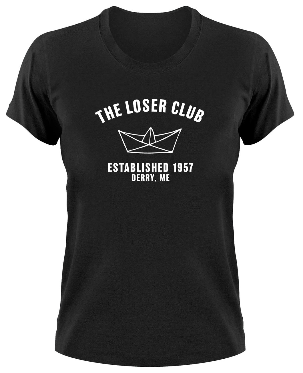 Styletex23 T-Shirt Damen The Loser Club Papierboot Logo