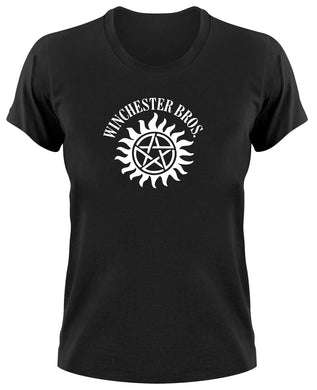 Styletex23 T-Shirt Damen #2 Winchester Bros Brothers Logo Fan