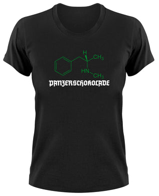 Styletex23 T-Shirt Damen #3 Crystal Meth Panzerschokolade Pervitin