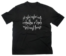 Lade das Bild in den Galerie-Viewer, Styletex23 T-Shirt Herren #3 HP Lovecraft Spruch, schwarz, XXL
