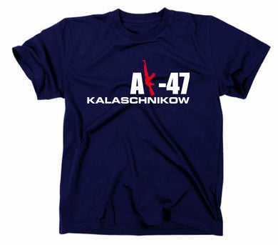 Styletex23 T-Shirt Herren AK 47 / AK-47 Kalaschnikow Gamer, navy, XXL