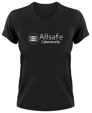 Styletex23 T-Shirt Damen Allsafe Cybersecurity Logo, Mr Robot