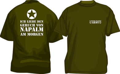 Styletex23 T-Shirt Herren Apocalypse Now Kult Napalm Spruch, XXL