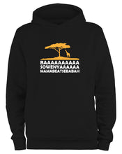 Lade das Bild in den Galerie-Viewer, Styletex23 Kapuzenpullover Baaaa Sowenya Mamabeatsebabah, schwarz XXL
