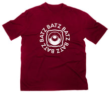 Lade das Bild in den Galerie-Viewer, Styletex23 T-Shirt Herren Batz Free Tekno Music Bass, maroon, XXL
