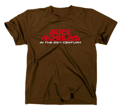 Styletex23 T-Shirt Herren Buck Rogers Logo, braun, XXL