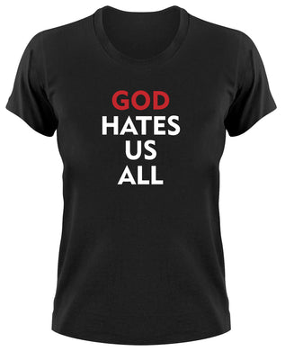 Styletex23 T-Shirt Damen Californication God Hates Us All