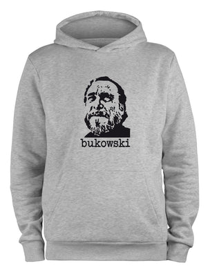 Styletex23 Kapuzenpullover Charles Bukowski Kult, XXL grau