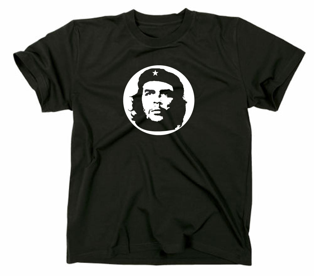 Che Guevara Viso Silhouette - Uomo Icona Baseball T-Shirt Freedom
