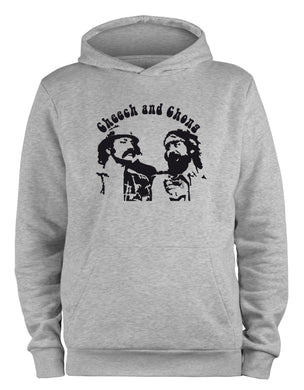 Styletex23 Kapuzenpullover Cheech and und Chong Kult Kiffer, XXL grau