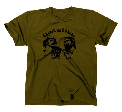 Styletex23 T-Shirt Herren Cheech and und Chong Kult Kiffer oliv, XXL