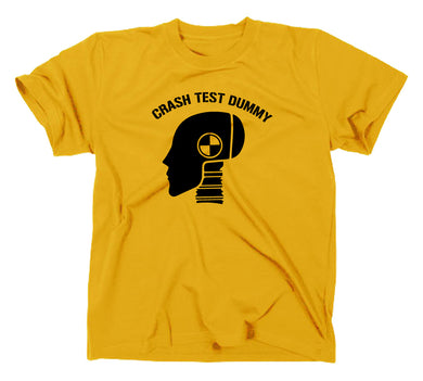 Styletex23 T-Shirt Herren Crash Test Dummy, gelb, XXL
