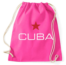 Lade das Bild in den Galerie-Viewer, Styletex23 Turnbeutel Cuba Red Star, Flagge
