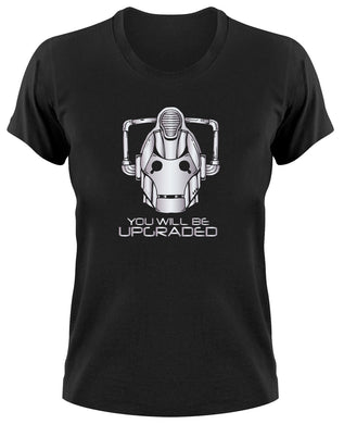 Styletex23 T-Shirt Damen #1 Cybermen You Will Be Upgraded, Doctor Who