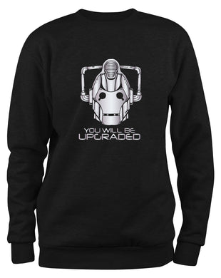 Styletex23 Sweatshirt Cybermen You Will Be Upgraded, schwarz XXL