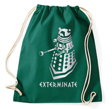 Lade das Bild in den Galerie-Viewer, Styletex23 Turnbeutel Dalek Exterminate Doctor Who
