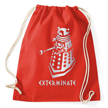 Lade das Bild in den Galerie-Viewer, Styletex23 Turnbeutel Dalek Exterminate Doctor Who
