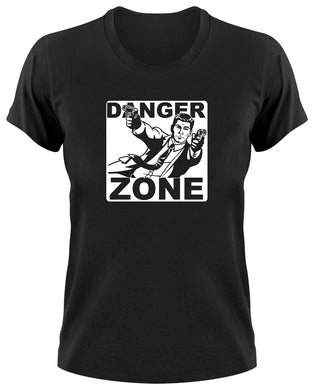 Styletex23 T-Shirt Damen Danger Zone Sterling Malory Archer