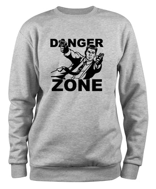 Styletex23 Sweatshirt Danger Zone Logo, XXL grau