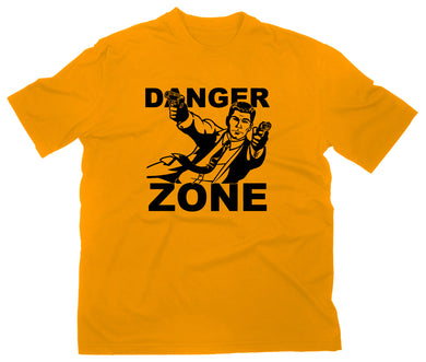 Styletex23 T-Shirt Herren Danger Zone Sterling Malory Archer, gelb, XXL