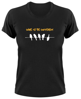 Styletex23 T-Shirt Damen Dare to Be Different, Be Yourself