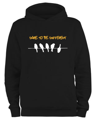 Styletex23 Kapuzenpullover Dare To Be Different, schwarz XXL