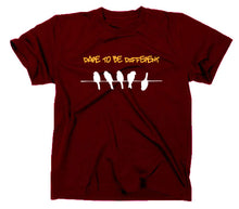 Lade das Bild in den Galerie-Viewer, Styletex23 T-Shirt Herren Dare To Be Different, Vögel, maroon, XXL
